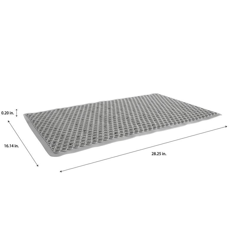 Bath Bliss 2 Pack Self-Draining Bath Mat