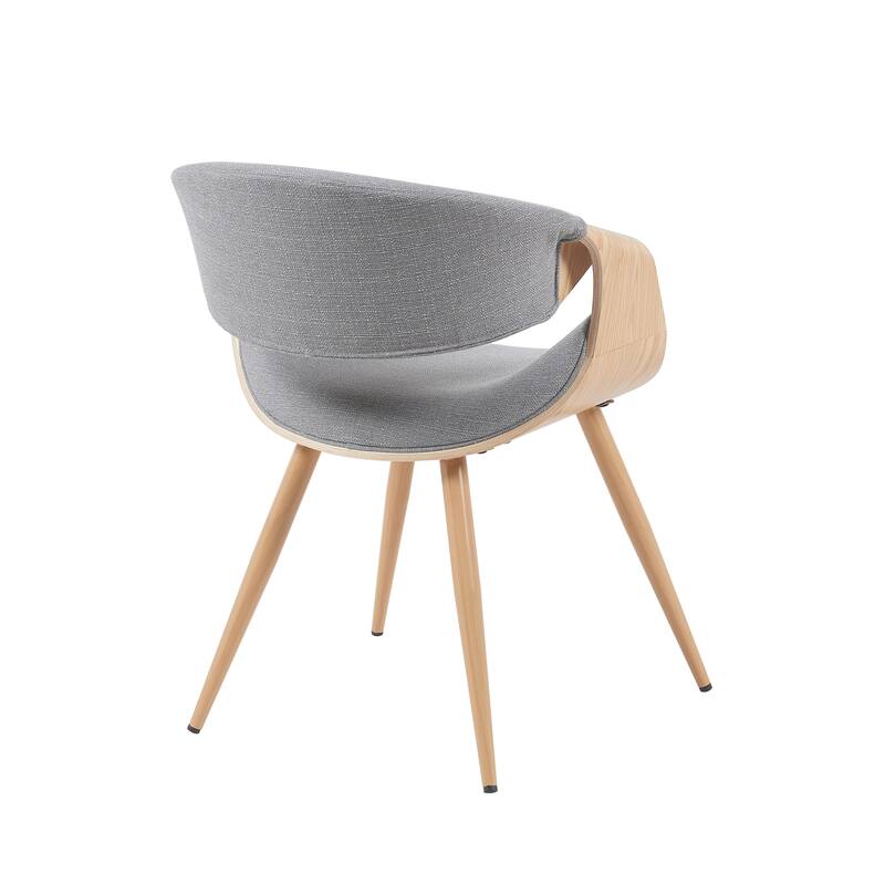 Carson Carrington Skibby Wood and Fabric Mid-century Dining Chair