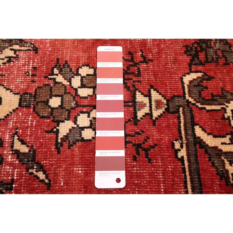 ECARPETGALLERY Hand-knotted Antalya Vintage Red Wool Rug - 6'7 x 9'10