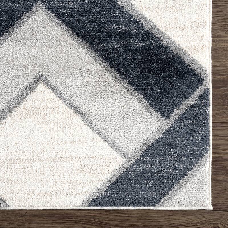 Abani Rugs Nuevo Grey Arrow Pattern Area Rug