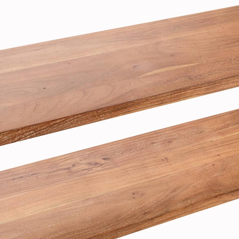 Classic Home Pomona Bookshelf in Golden Wheat