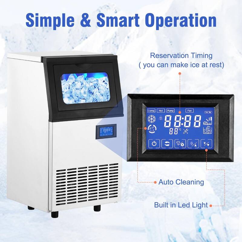 Touchscreen Ice Maker Machine