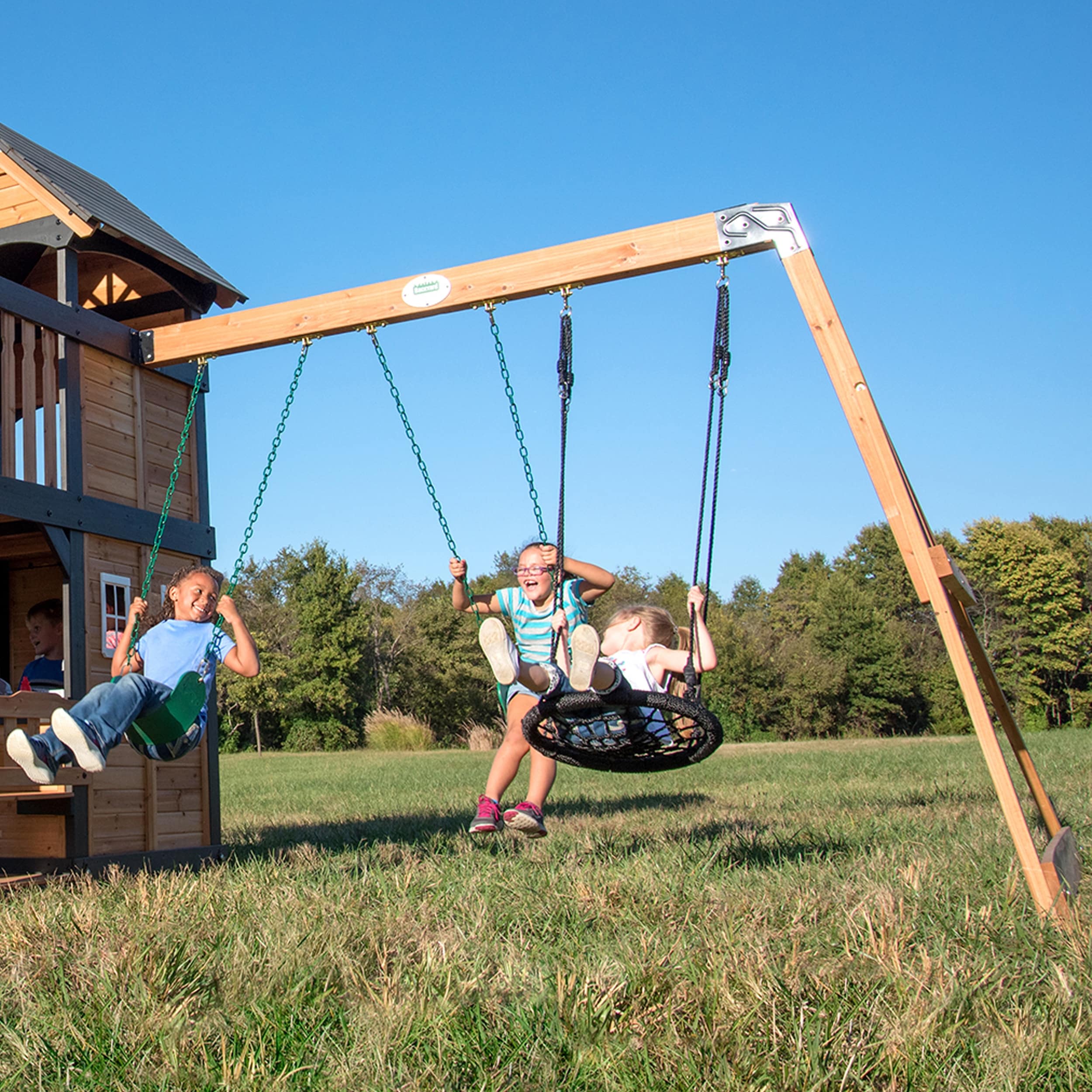 Backyard Discovery Canyon Creek Swing Set - Overstock - 35892866