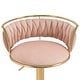 preview thumbnail 29 of 155, Velvet Upholstered Adjustable Bar Stool Swivel Counter Chair Set of 2