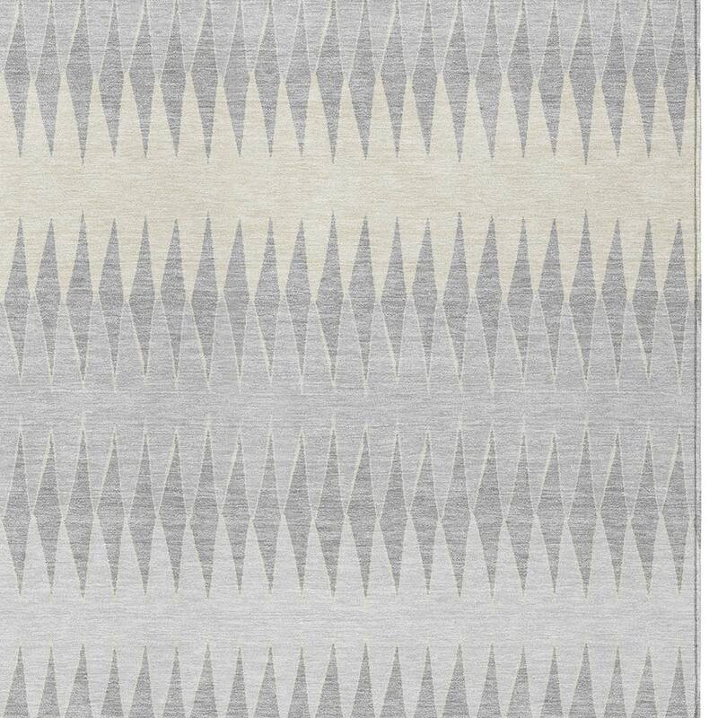 HomeRoots Striped Transitional Rectangle Outdoor Rug