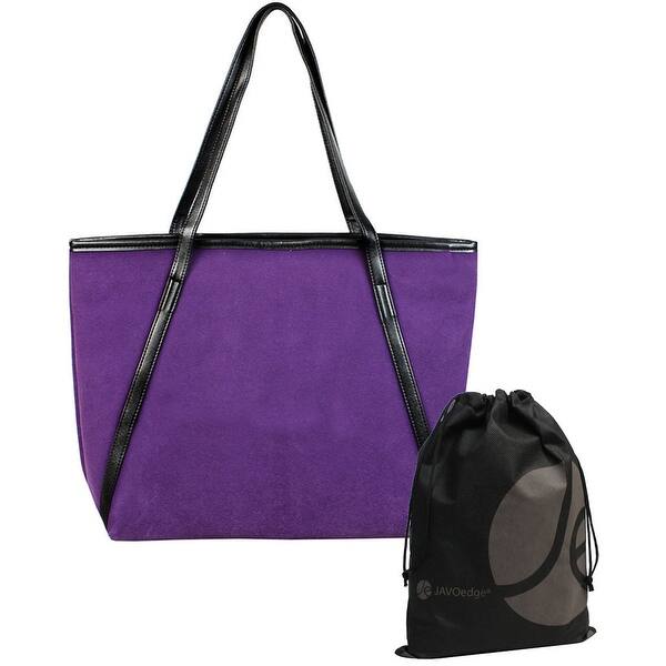 Shop Javoedge Matte Large Casual Carry All Tote Bag With Zipper