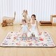 preview thumbnail 2 of 8, Multi-Color Foldable Baby Floor Play Mat for Crawling Tummy Time Anti-Slip and Machine Washable - 50” L x 50” W