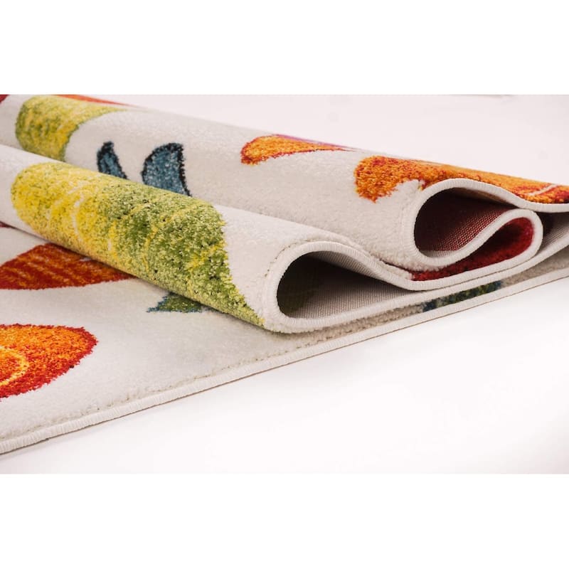 Carson Carrington Lagbol Heart Theme Kids Area Rug