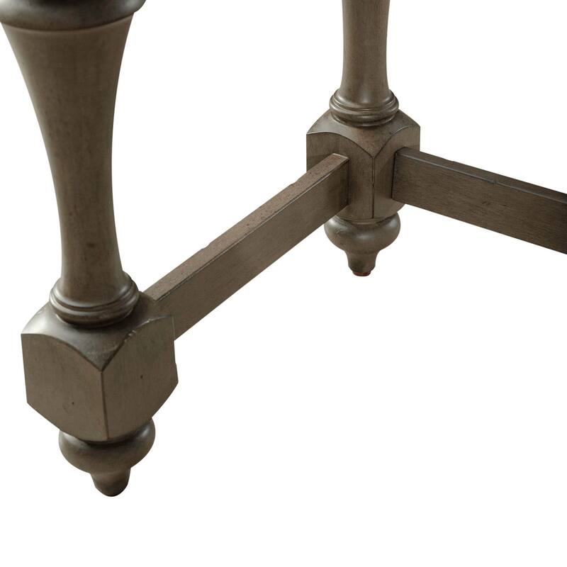 Americana Farmhouse Dusty Taupe Console Bar Table