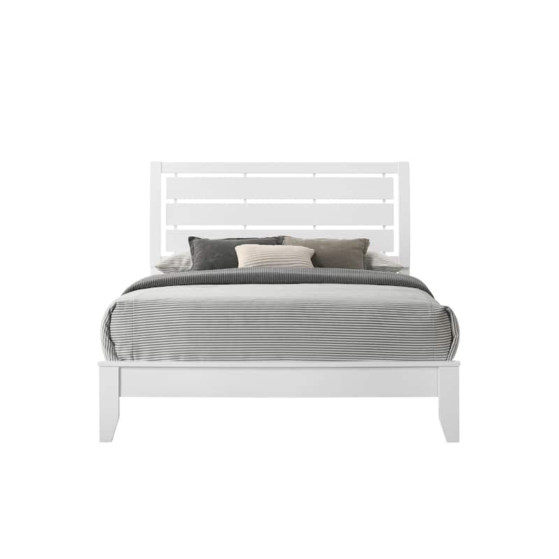 Idell 4 Piece White Sleigh Bedroom Set
