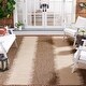 preview thumbnail 2 of 6, SAFAVIEH Courtyard Soma Casual Waterproof Patio Backyard Rug 5'3" x 7'7" - Terracotta/Beige - Rectangle