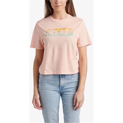 Reef Womens Sara Cropped Graphic T-Shirt