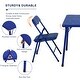 preview thumbnail 12 of 10, Homy Casa Kids 5-Piece Folding Table and Chair Set