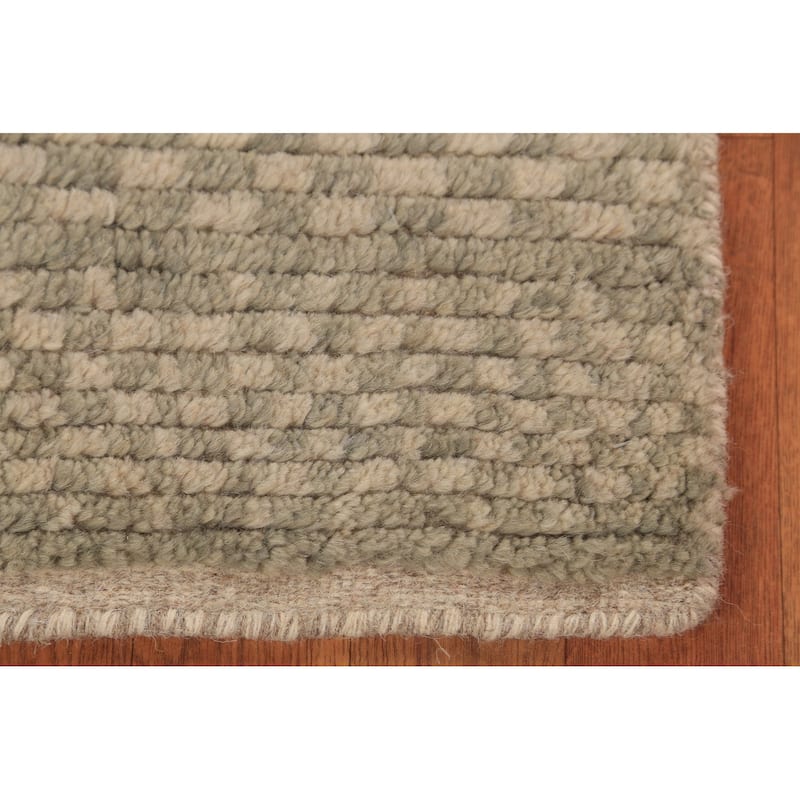 Geometric Moroccan Foyer Rug Handmade Wool Carpet - 2'0"x 3'0"