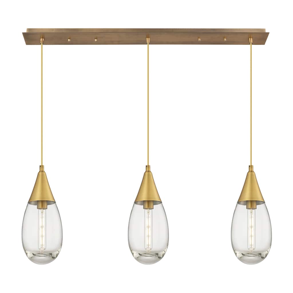 Innovations Lighting Malone - 3 Light 6" Cord Hung Linear Pendant