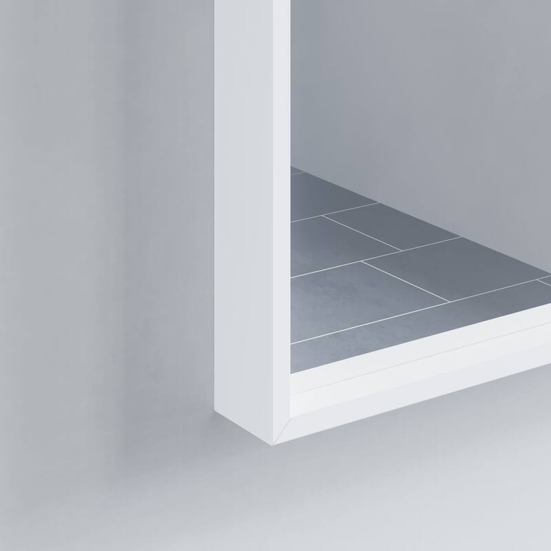 Catton Mirror - 42x28 - 48"W x 28"H x 1"D - White