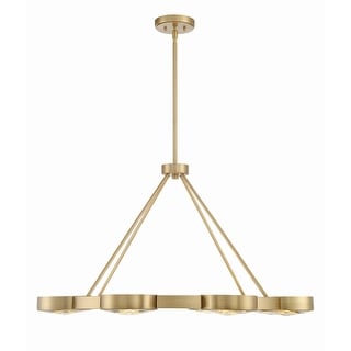 Orson 8 Light Modern Gold Pendant - 38.5"W x 21.5"H