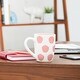 preview thumbnail 2 of 1, Hibiscus Dot Mug, Set of 2 20 oz