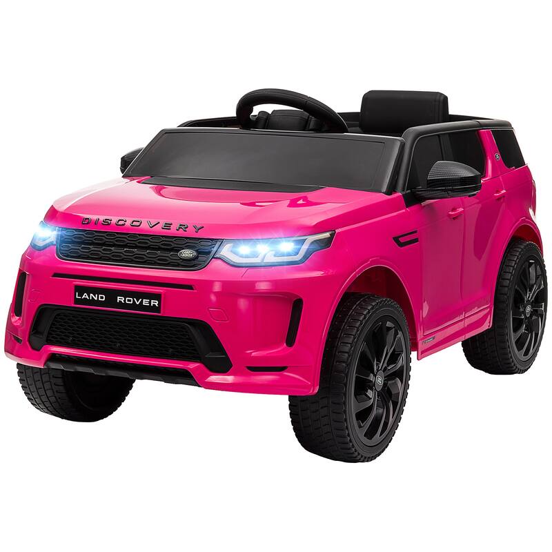 12V Battery Powered Land Rover Discovery Sport Kids Electric Car with Soft Start, Remote Control, Music, Horn, and LED Lights