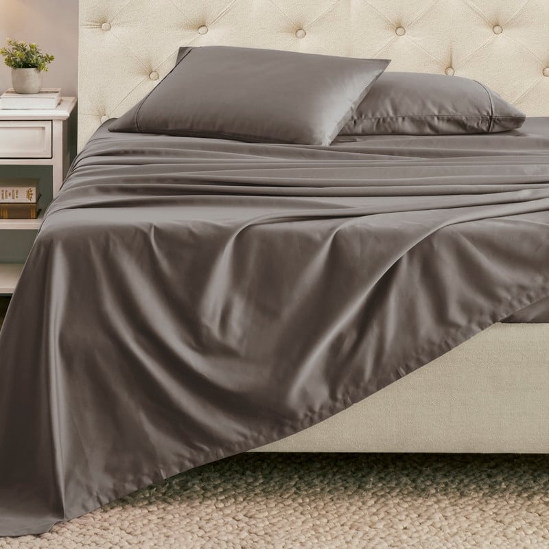 Superior Cotton Blend 1400-1500 Thread Count Solid Deep Pocket Bed Sheet Set