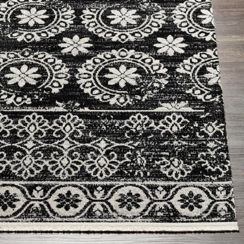 Livabliss Lavadora Updated Traditional Floral & Botanical Washable Area Rug