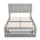 preview thumbnail 32 of 71, Velvet Storage Platform Bed with Wireless Chargers and Drawer
