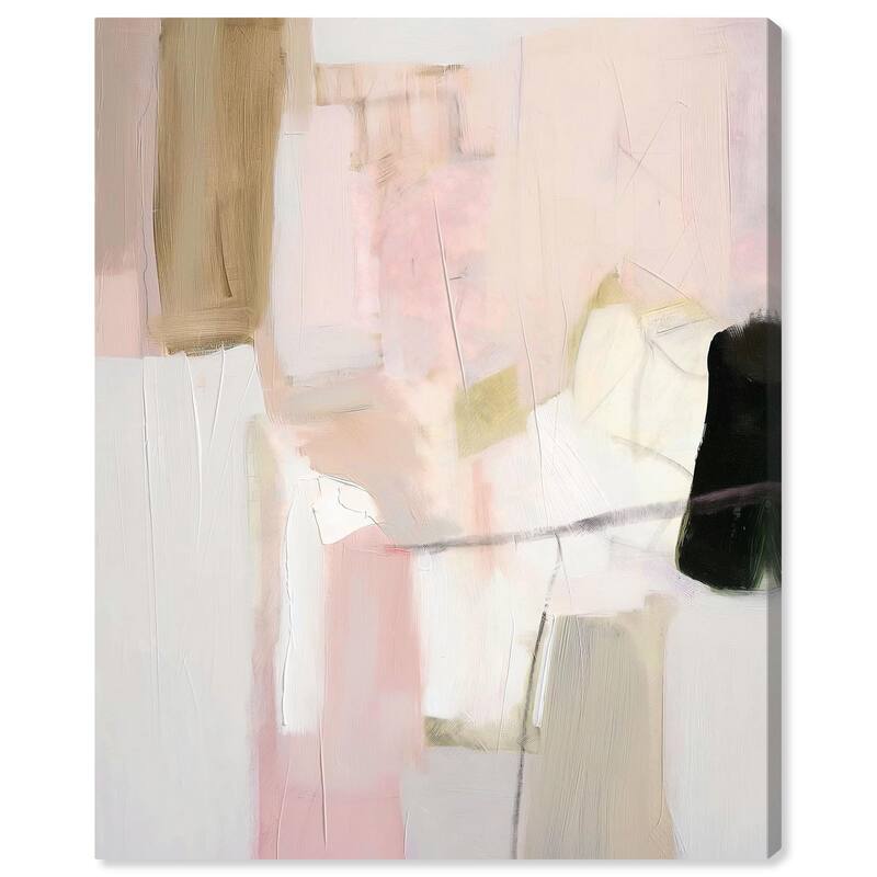 Pistachio Pink II Canvas by Art Remedy, Gallery Wrapped - 30" x 36"