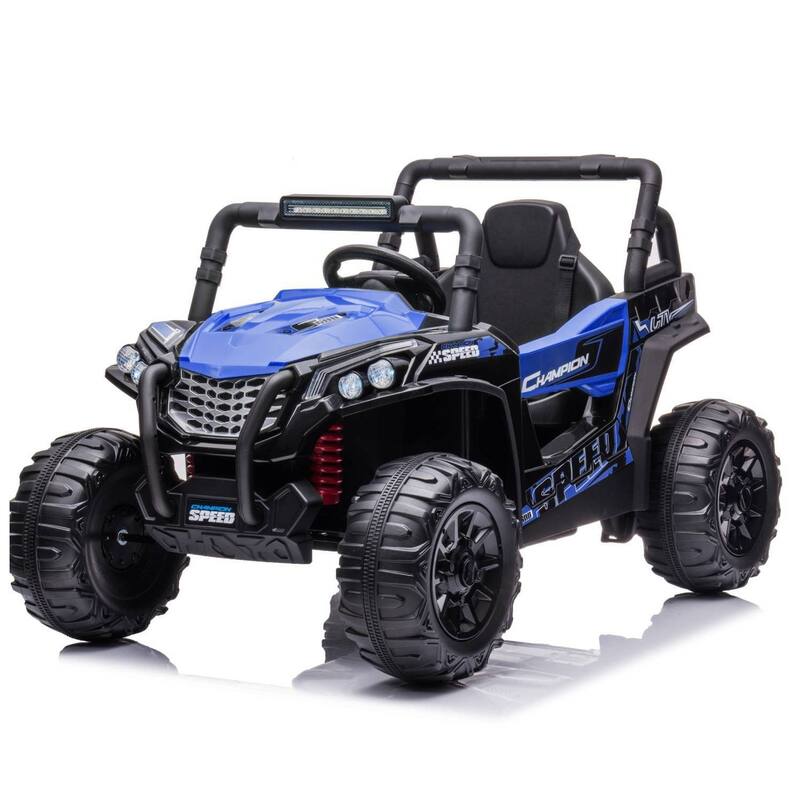 Electric Off-Road Truck 12V Kids Ride On UTV Car Toy for Kids Best Gift - Blue