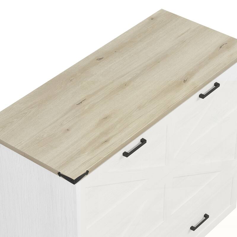 Foldable Platform Bed with Large Storage Drawer
