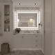 preview thumbnail 24 of 84, Extra Large Black Frame LED Bathroom Vanity Mirror with 3 Years Warranty and UL Certified