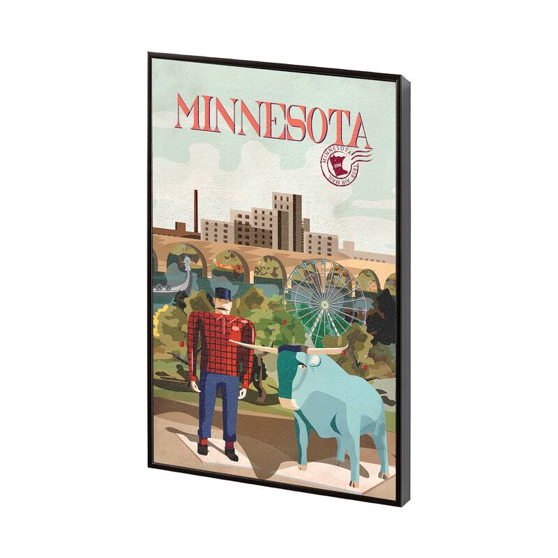 Minnesota "Go" Series Made To Order Canvas Art