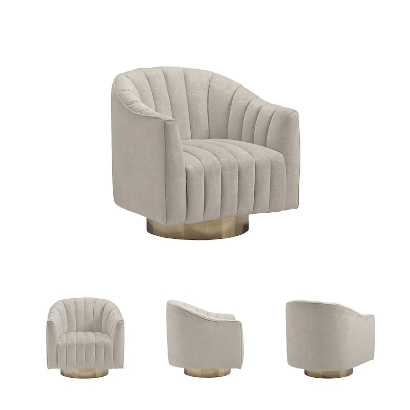 Penzlin Swivel Accent Chair - 30"W x 30"D x 31"H