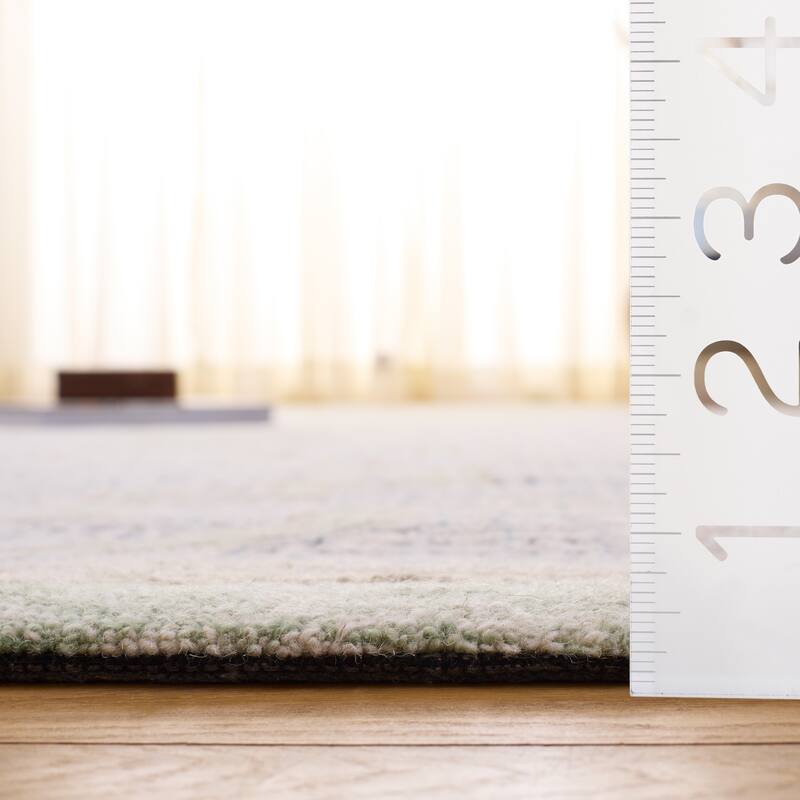 SAFAVIEH Handmade Ebony Catharina Wool Rug
