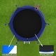 preview thumbnail 2 of 6, 8 ft. Round Outdoor Trampoline with Enclosure Net and Basketball Hoop
