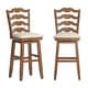 preview thumbnail 18 of 23, Ronda French Ladder Back Swivel Stool
