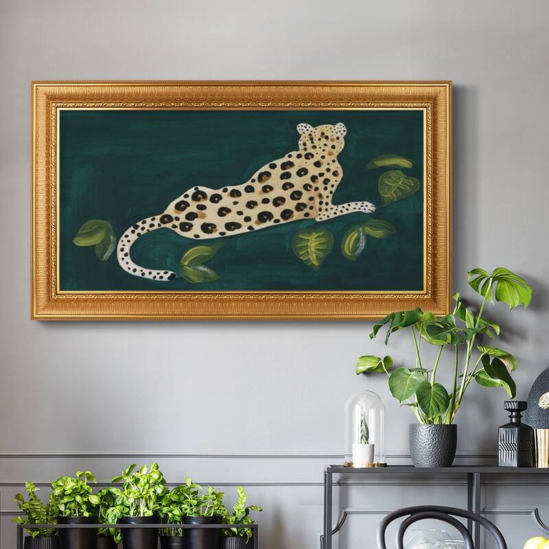 Lethargic Leopard I Premium Framed Canvas- Ready to Hang