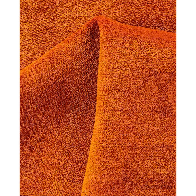 Vibrance, One-of-a-Kind Hand-Knotted Area Rug - Orange, 5' 1" x 7' 6" - 5' 1" x 7' 6"