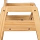 preview thumbnail 25 of 24, Wooden Double Solid Wood Feeding, Eat & Grow Portable High, Easy to Clean Baby Booster Chair in Walnut Finish