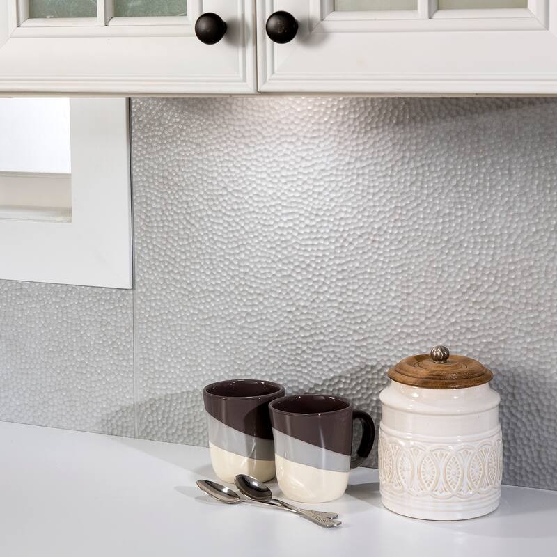 FASÄDE Hammered Decorative Vinyl Backsplash Panel