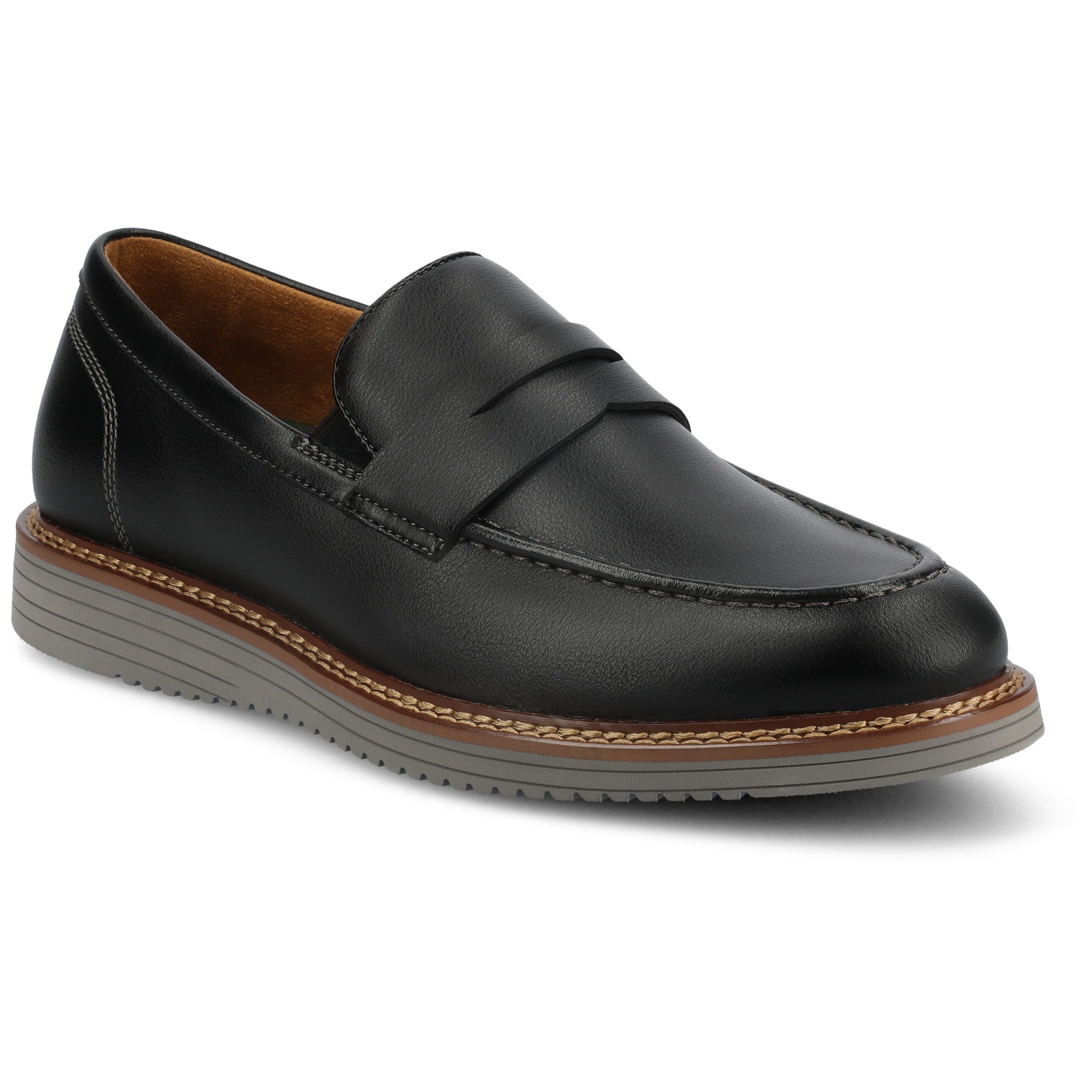 Vance Mens Princeton Slip-on Hybrid Penny Loafer Casual Dress Shoe