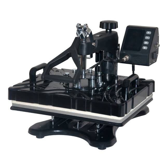 5 in 1 Heat Press Machine, 12" x 15" Digital Multifunctional Sublimation Heat Transfer Machine - 12 x 15 in - Black