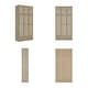 preview thumbnail 65 of 72, Rattan-Accented Wardrobe - Spacious Clothing Organizer with Style
