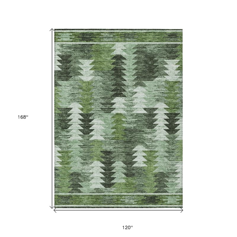 HomeRoots Southwestern Transitional Rectangle Outdoor Rug
