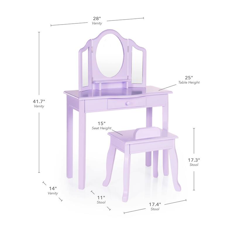 Guidecraft Vanity and Stool