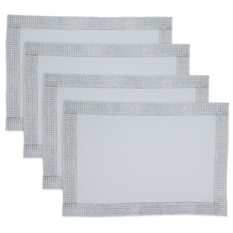 Jeweled Border Design Placemat - set of 4 pcs
