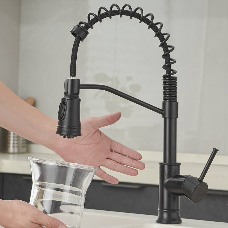 Topcraft Touchless Single Handle Pulldown Sprayer Kitchen Faucet