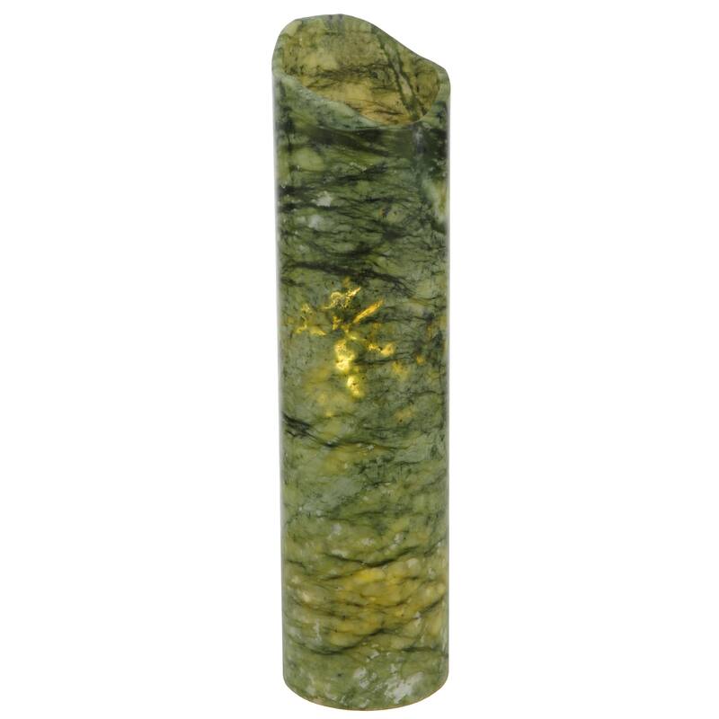 4 In. Wide Cylindre Green Jadestone Shade