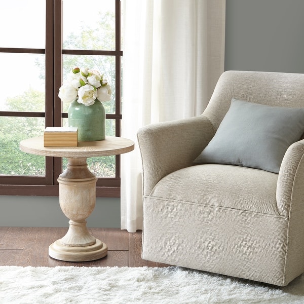 slide 2 of 4, Madison Park Soto Cream Accent Table