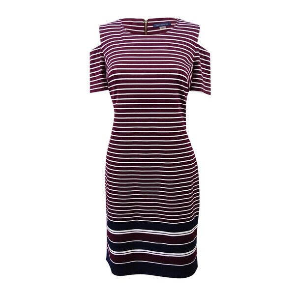 tommy hilfiger cold shoulder dress