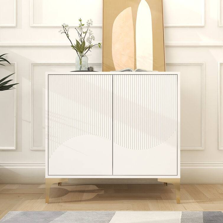 Entryway Storage Cabinet with 2 Doors and shelves